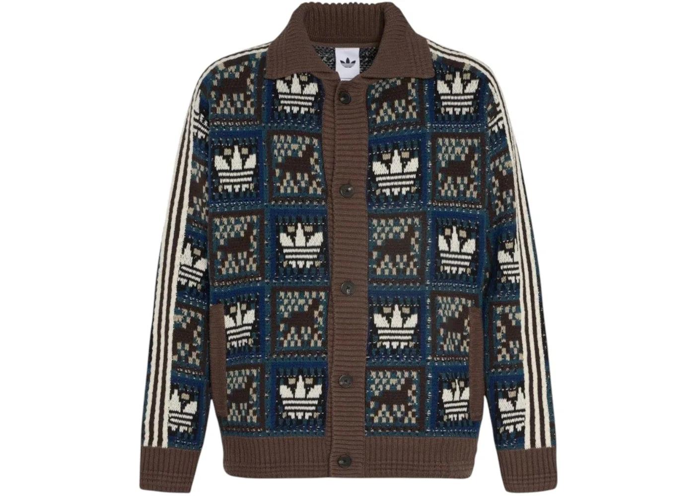 Унисекс-свитер с принтом CNY Crafted Jacket Adidas, Cream White