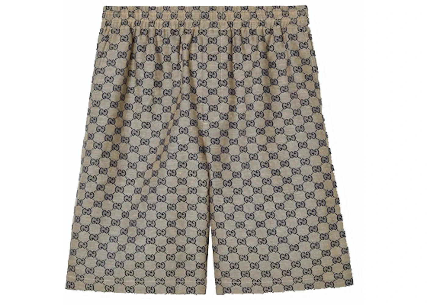 Мужские шорты с принтом Gucci, Beige And Blue