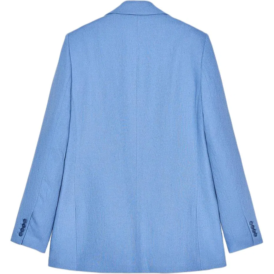 Женский деловой костюм Sky Blue ZARA, Небесно-Голубой — фото 3