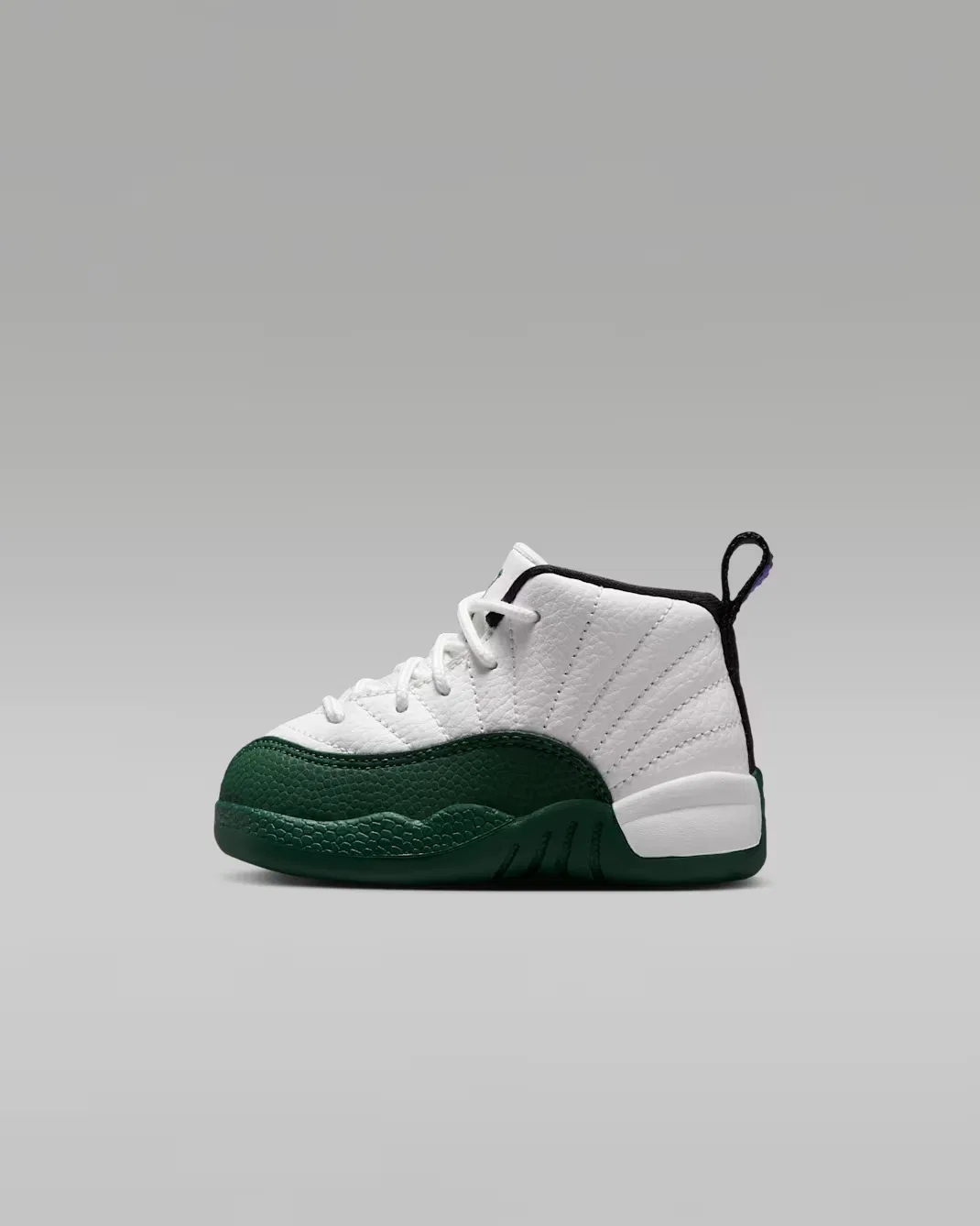 Детская/подростковая обувь Jordan 12 Retro "Idols Become Rivals", Summit White/Fierce Purple/Fierce Purple/Gorge Green