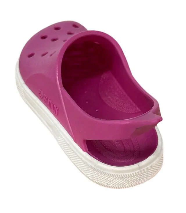 Детские сандалии из переработанных устриц Cloggy Junior Boatilus, Rosa — фото 4