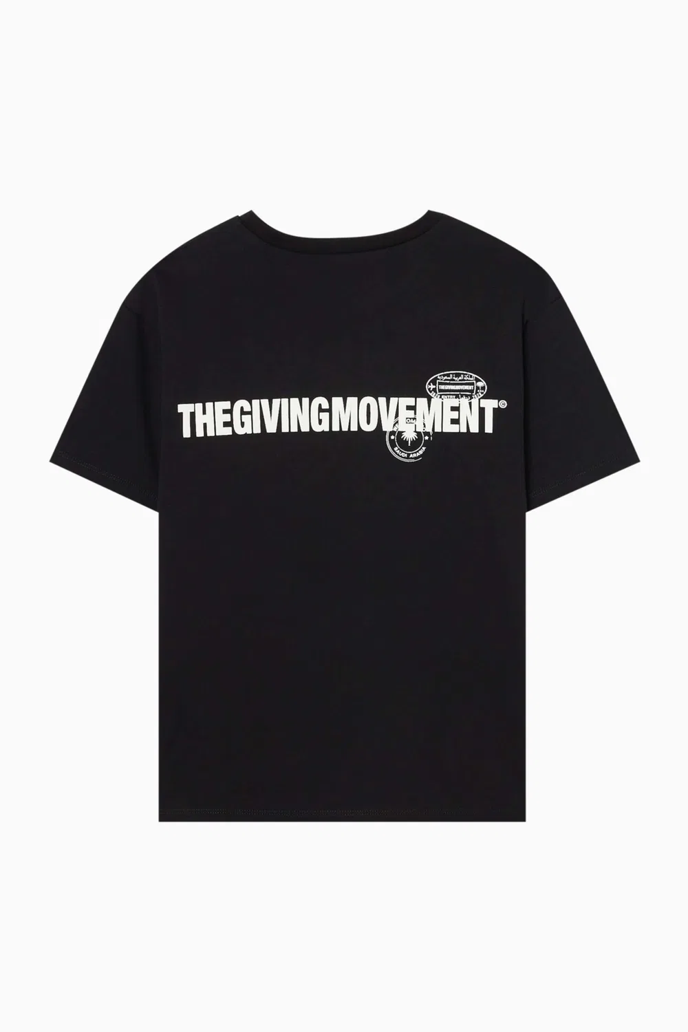 Футболка с принтом Saudi Logo The Giving Movement, черный — фото 3