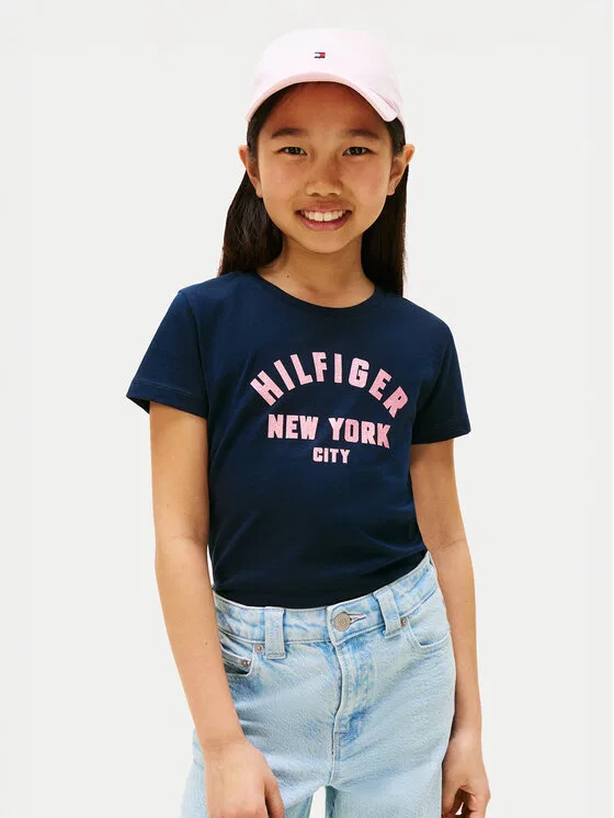 Футболка regular fit Graphic Tommy Hilfiger, темно-синий