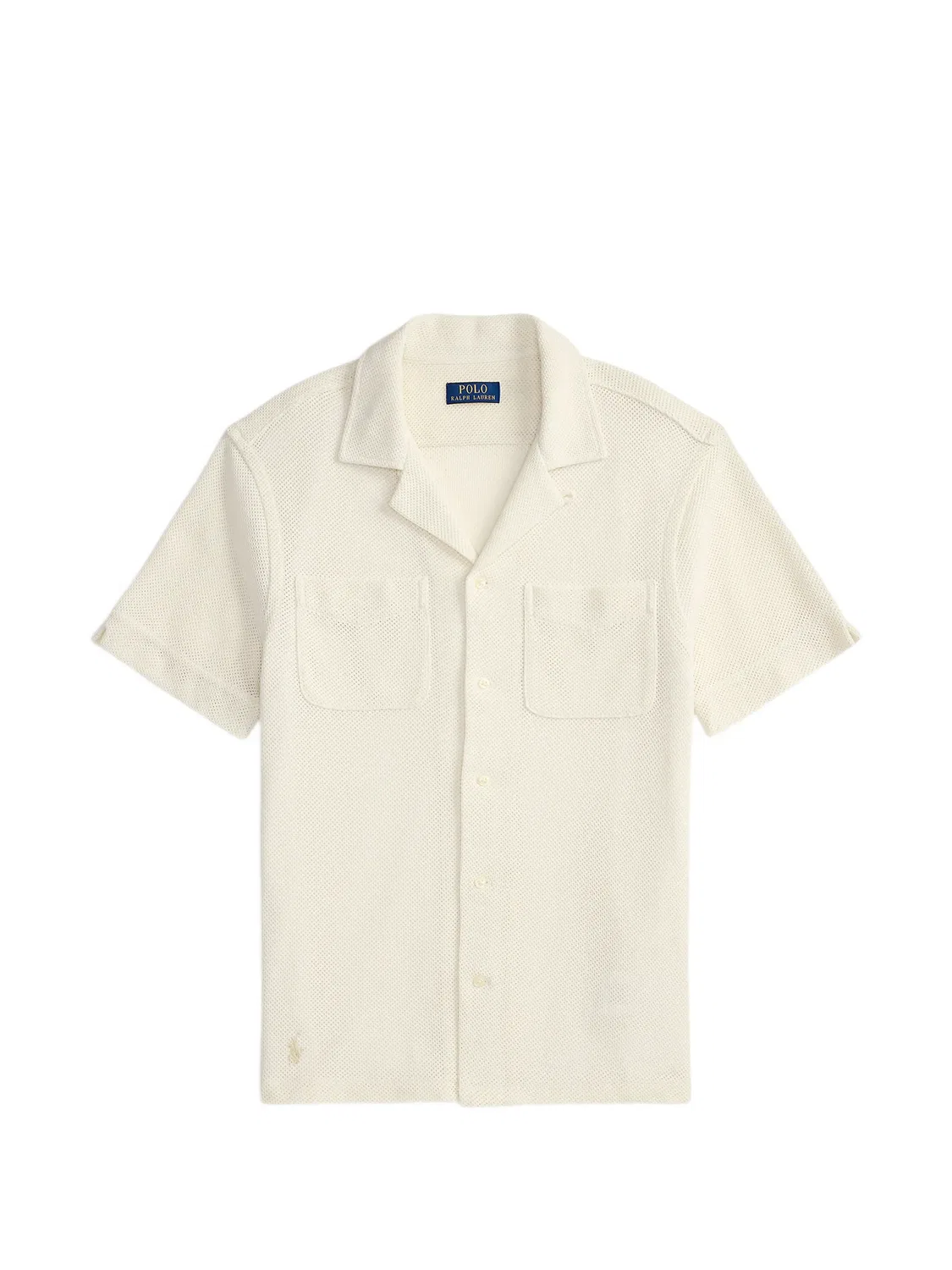 Сетчатая рубашка Polo Ralph Lauren, нейтральные цвета