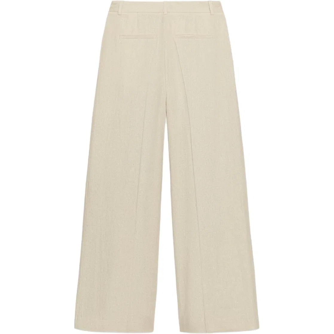 Женские брюки свободного кроя Light Beige ZARA — фото 3