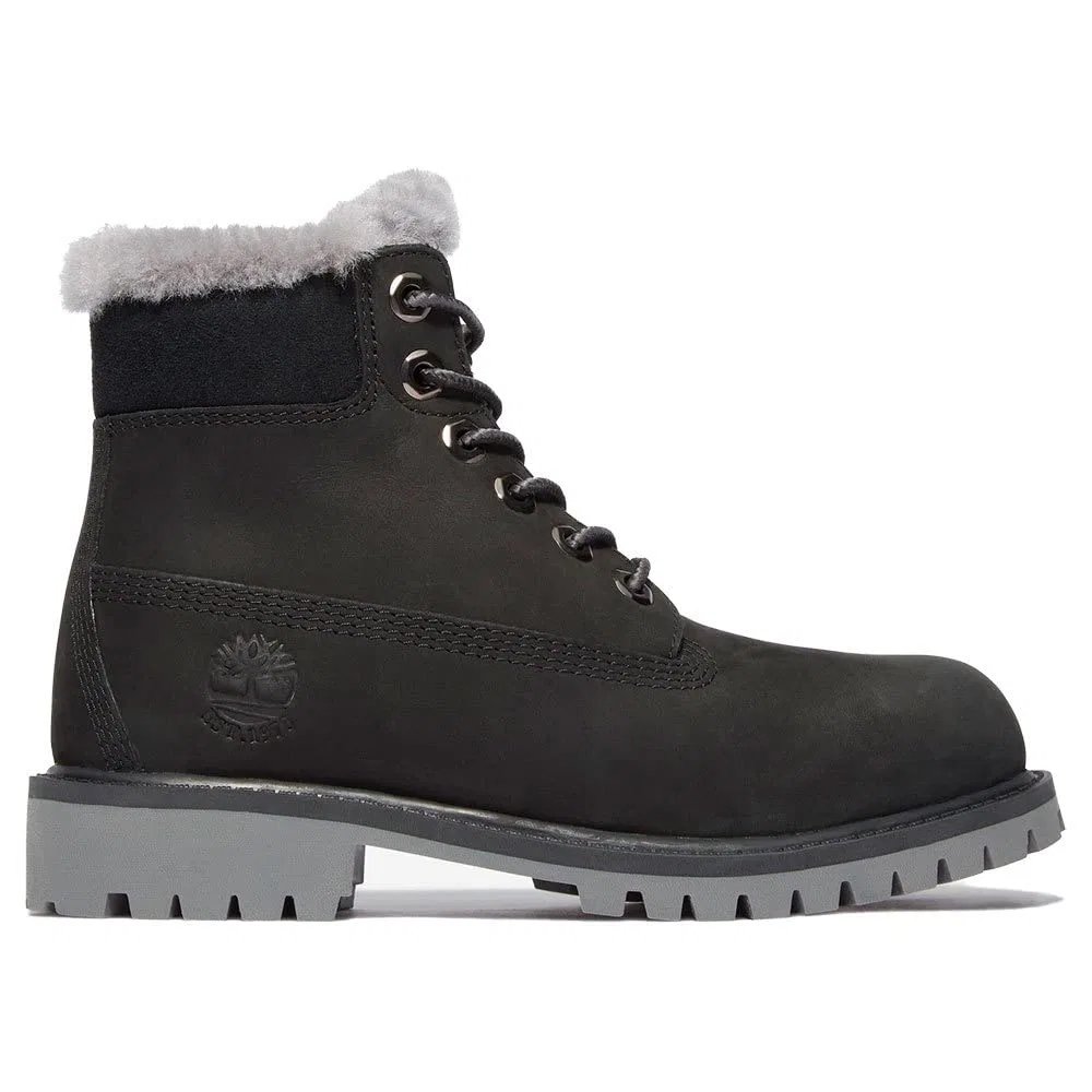 Детские зимние ботинки для походов с высоким берцем Timberland, Nero — фото 3
