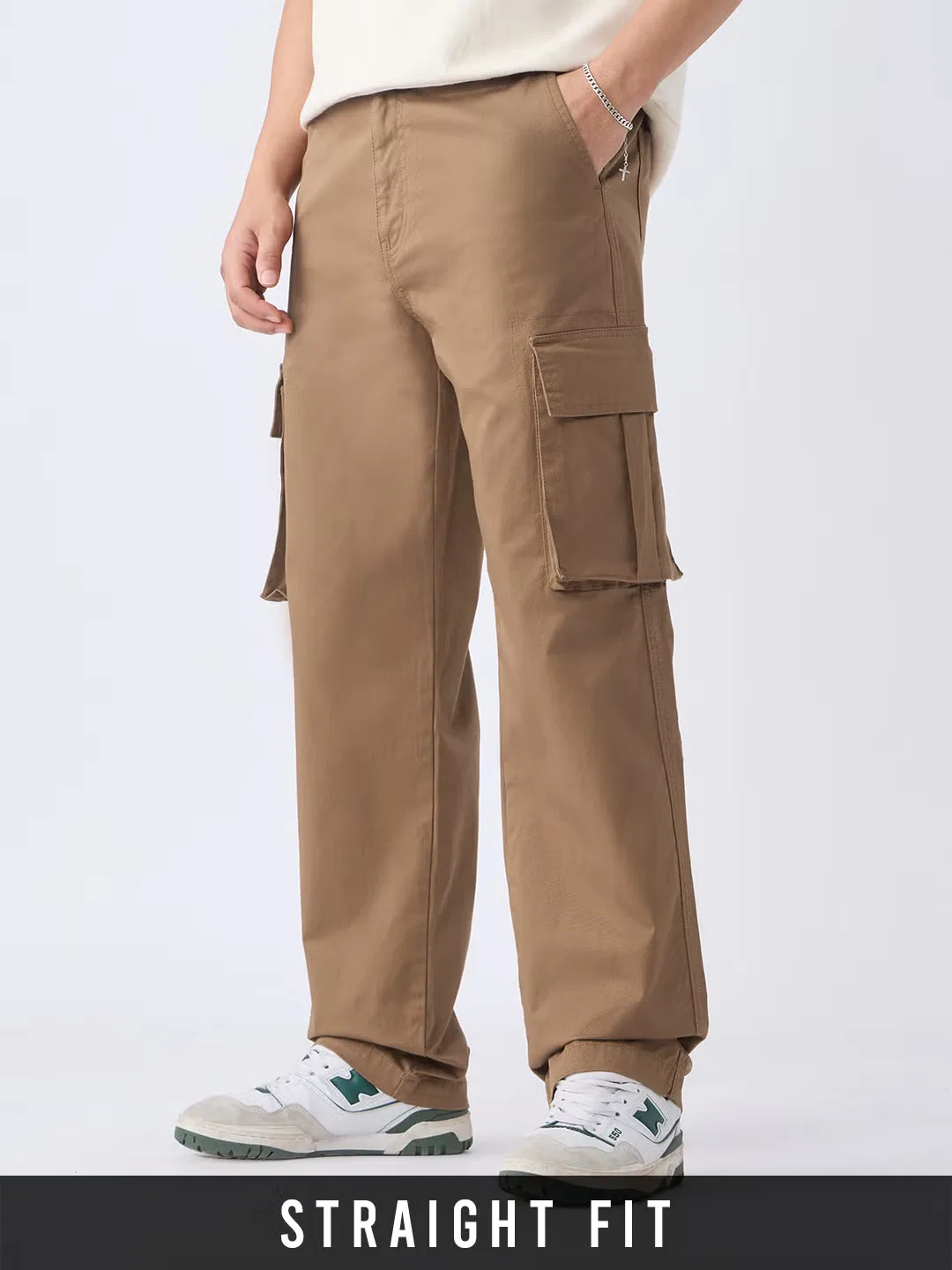 Брюки карго с шестью карманами Utility Line The Souled Store