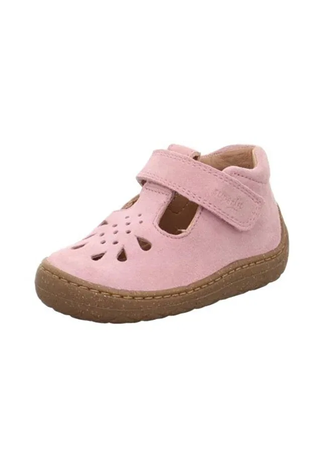 Детские туфли для девочек с широкой колодкой Saturnus wide wide pattern Superfit, Pink Suede — фото 2