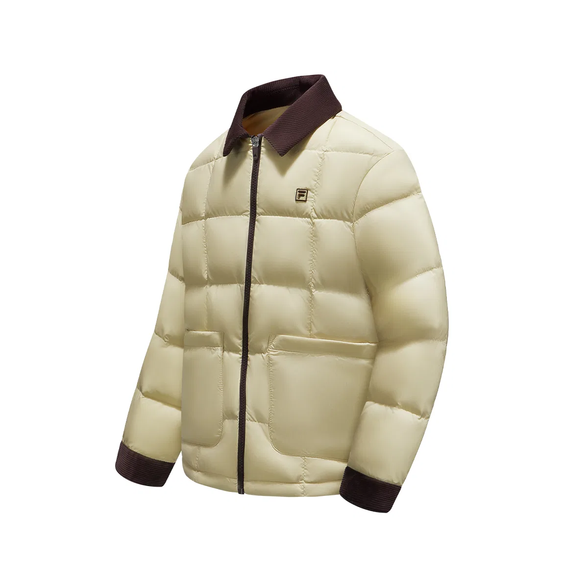 Детская куртка-пуховик с отложным воротником, утепленная, ветрозащитная, Down Jackets Lapel Thickened Windproof, FILA KIDS