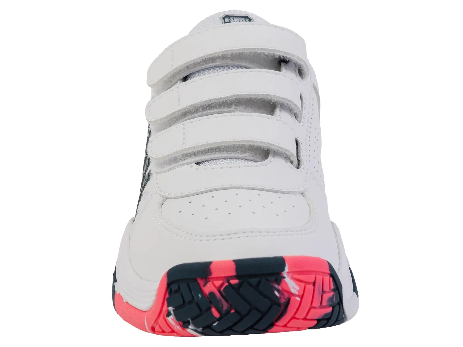 Детские кроссовки с липучкой Courtexpress 2 Strap K-Swiss, Weiss Rosa — фото 3