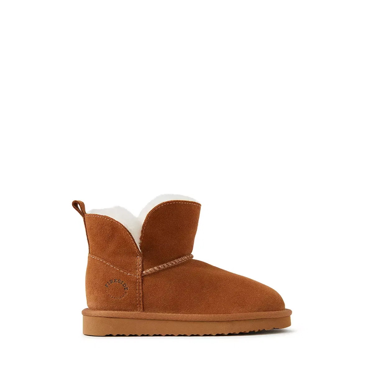 Детские ботинки для девочек с овчиной Bunbury Dearfoams, Chestnut — фото 2