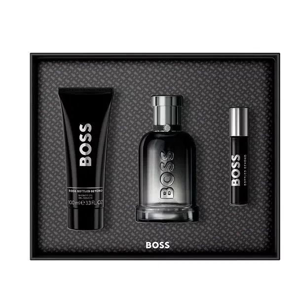 Набор для мужчин BOSS Bottled Beyond Eau de Parfum 100 мл гель для душа 100 мл Hugo Boss, 10 мл — фото 3