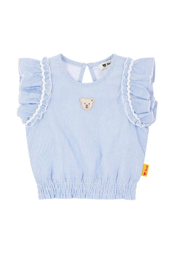 Блуза с коротким рукавом summer breeze, Steiff, Chambray Blue, синий
