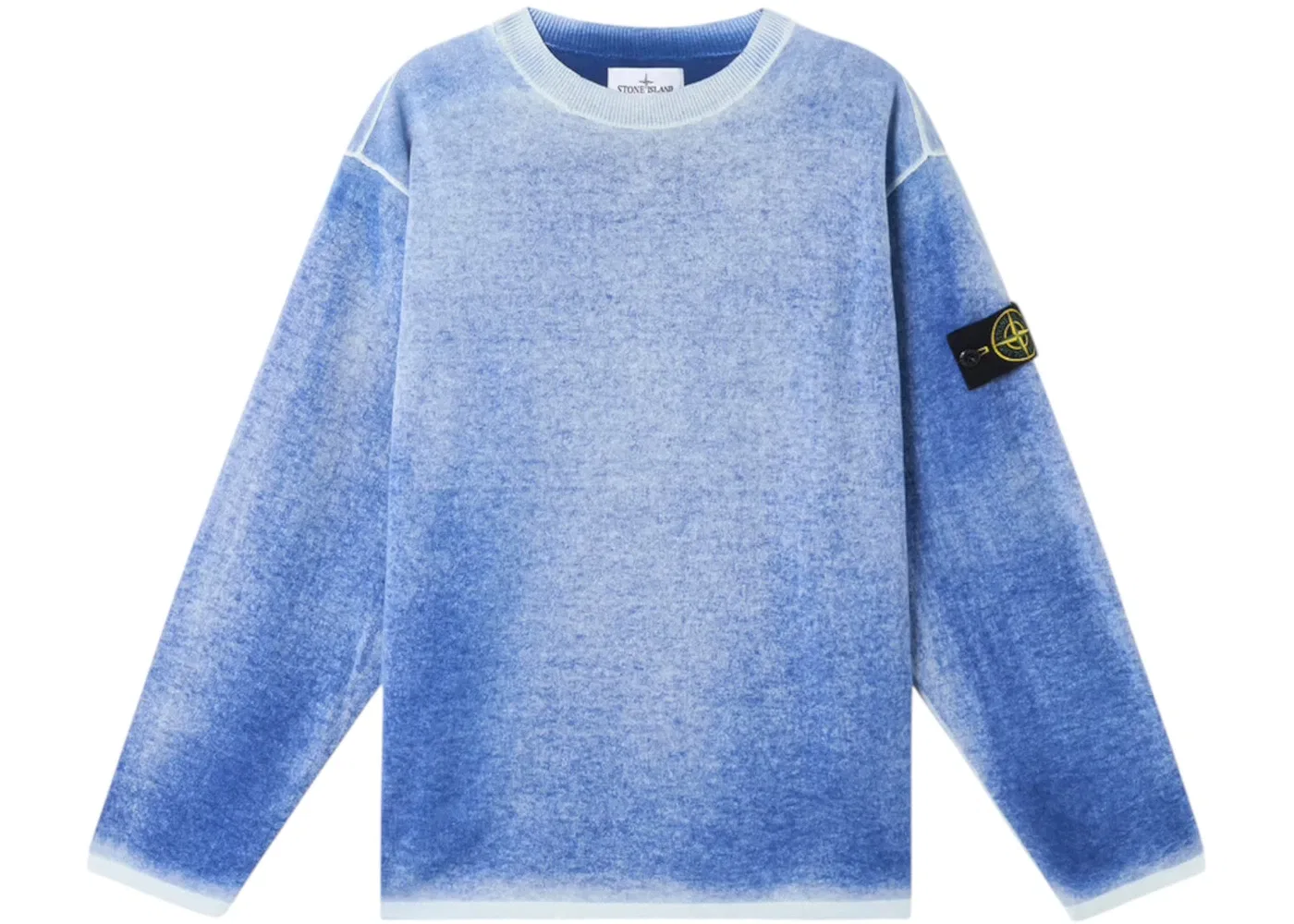 Мужской свитшот с длинным рукавом Crewneck Stone Island, Blue