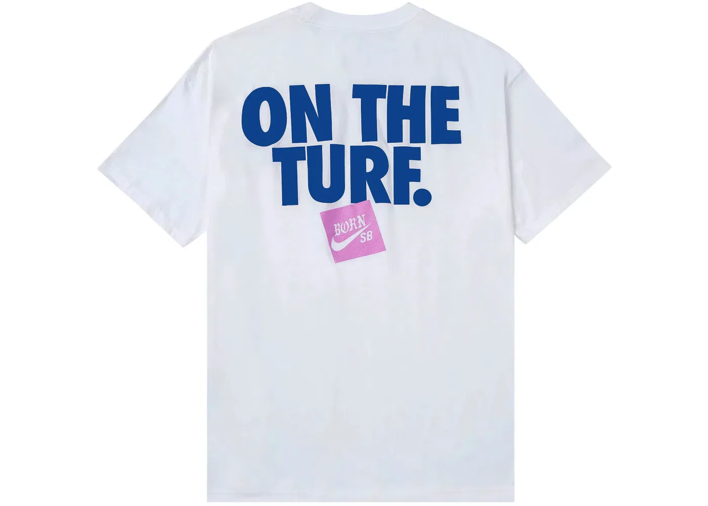 Мужская футболка с принтом Nike SB x Born x Raised On The Turf Nike, White/Blue