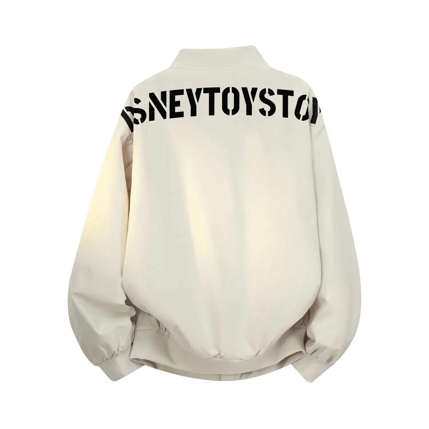 Детская куртка-бейсболка с воротником Unisex Baseball Collar Moderate Straight Fit Disney, Ecru