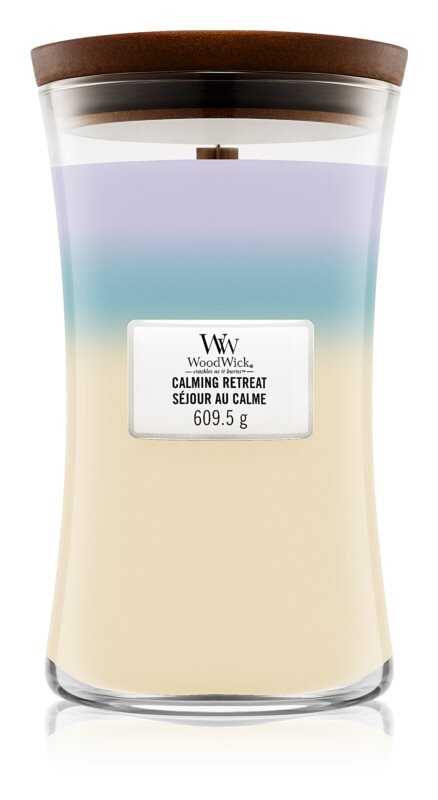 

Ароматическая свеча с деревянным фитилем Woodwick Trilogy Calming Retreat