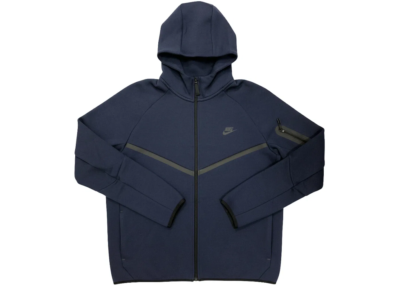 Мужская куртка с длинным рукавом Nike Tech Fleece Windrunner Jacket, Obsidian/Black