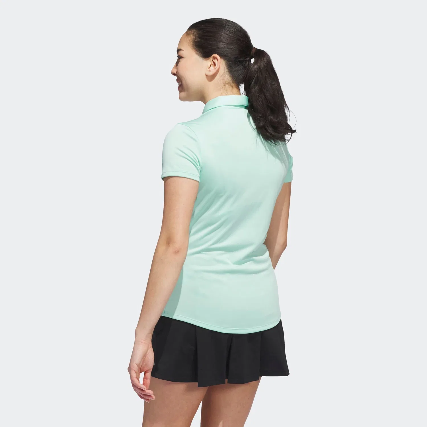 Женское поло из легкого пике с коротким рукавом Adidas Performance, Clear Mint — фото 3