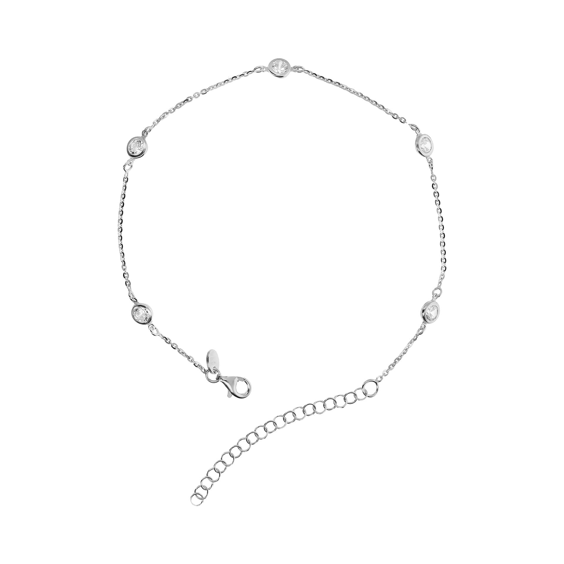 

Autentica - браслет на лодыжку 2,35 карата Autentica, Rhodium