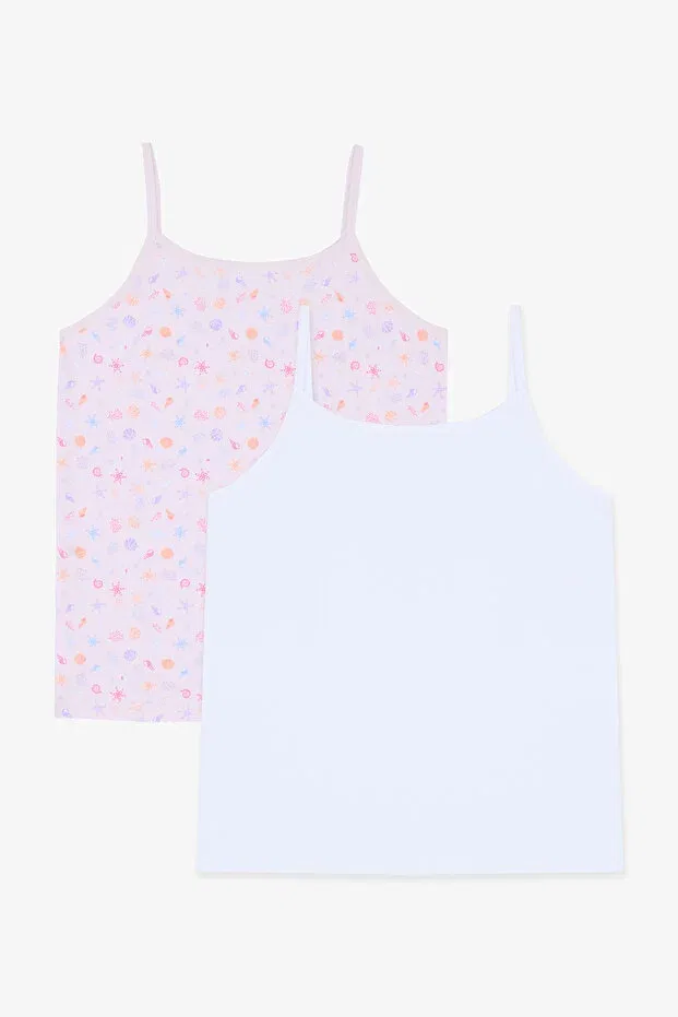 Детское для девочек хлопковое комплект маек Penti, Multicolor