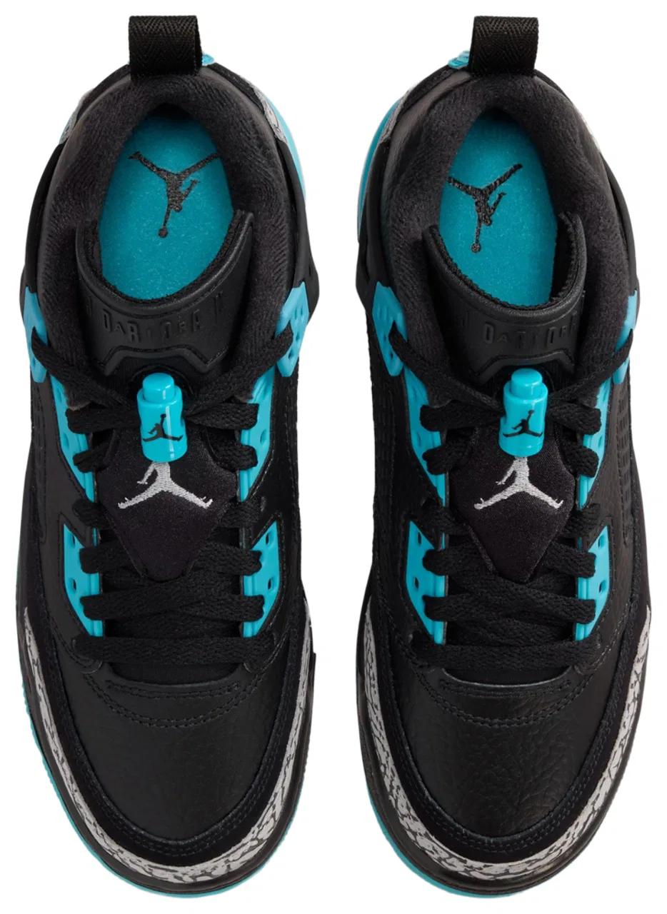 Кроссовки для мальчиков Spizike Low Jordan, цвет Black/Wolf Grey/Gamma Blue — фото 4
