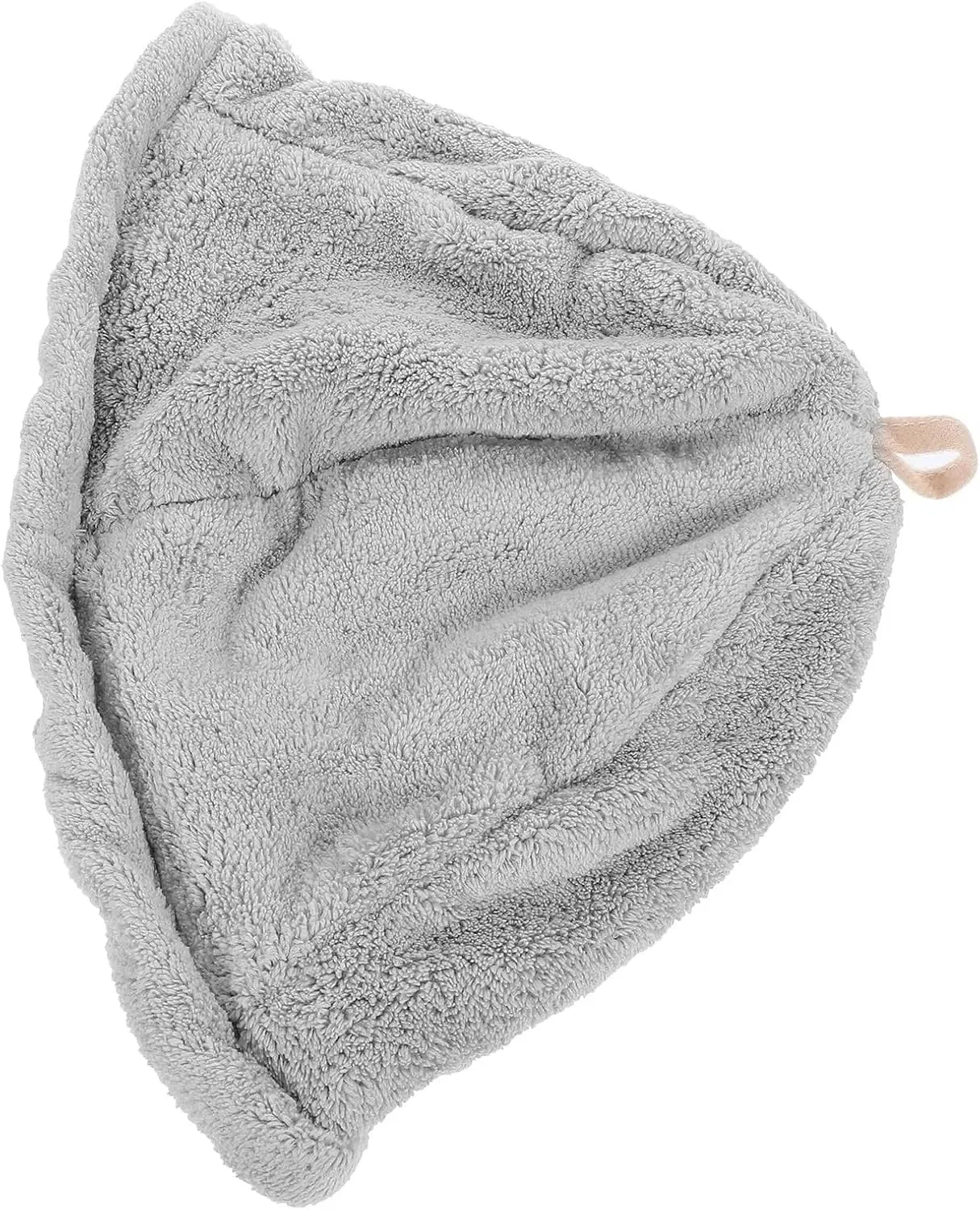 Шапочка для душа 2 шт, Coralfleece, ZONSHJDKR, серый, Grau — фото 3