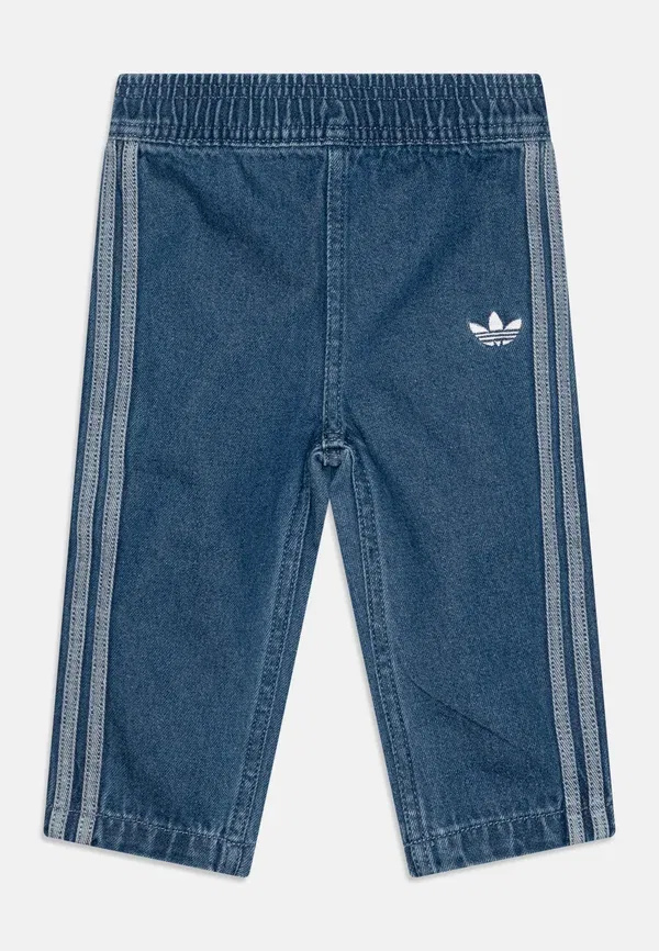 Детская толстовка с джинсовой отделкой Adidas Originals, синий — фото 3
