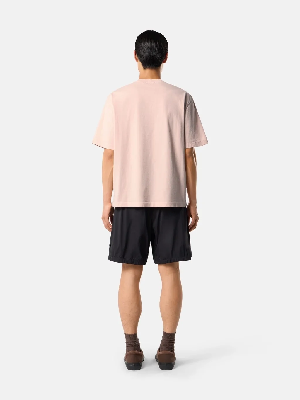 Мужская футболка Stone Island Regular-fit With Compass Patch, пыльно-розовый — фото 3