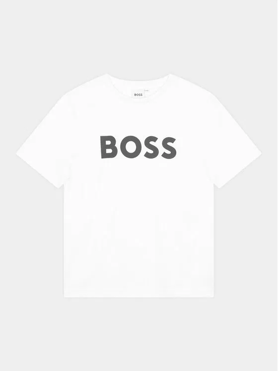 Футболка regular fit Boss, белый — фото 2