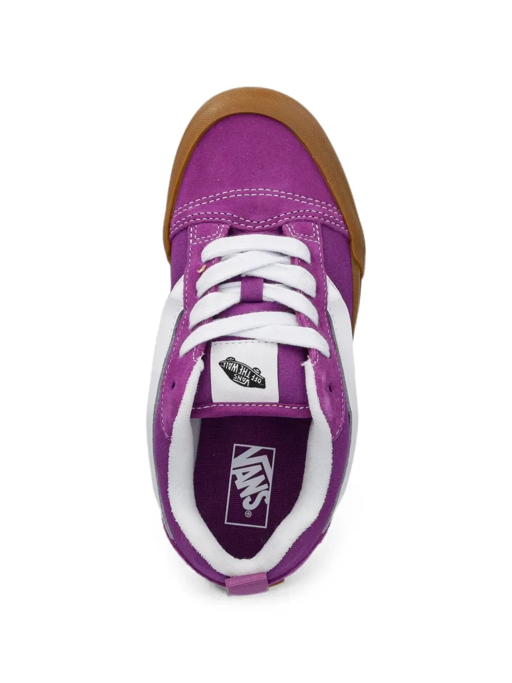 Кроссовки с замшевыми вставками Vans Kids, фиолетовый — фото 4