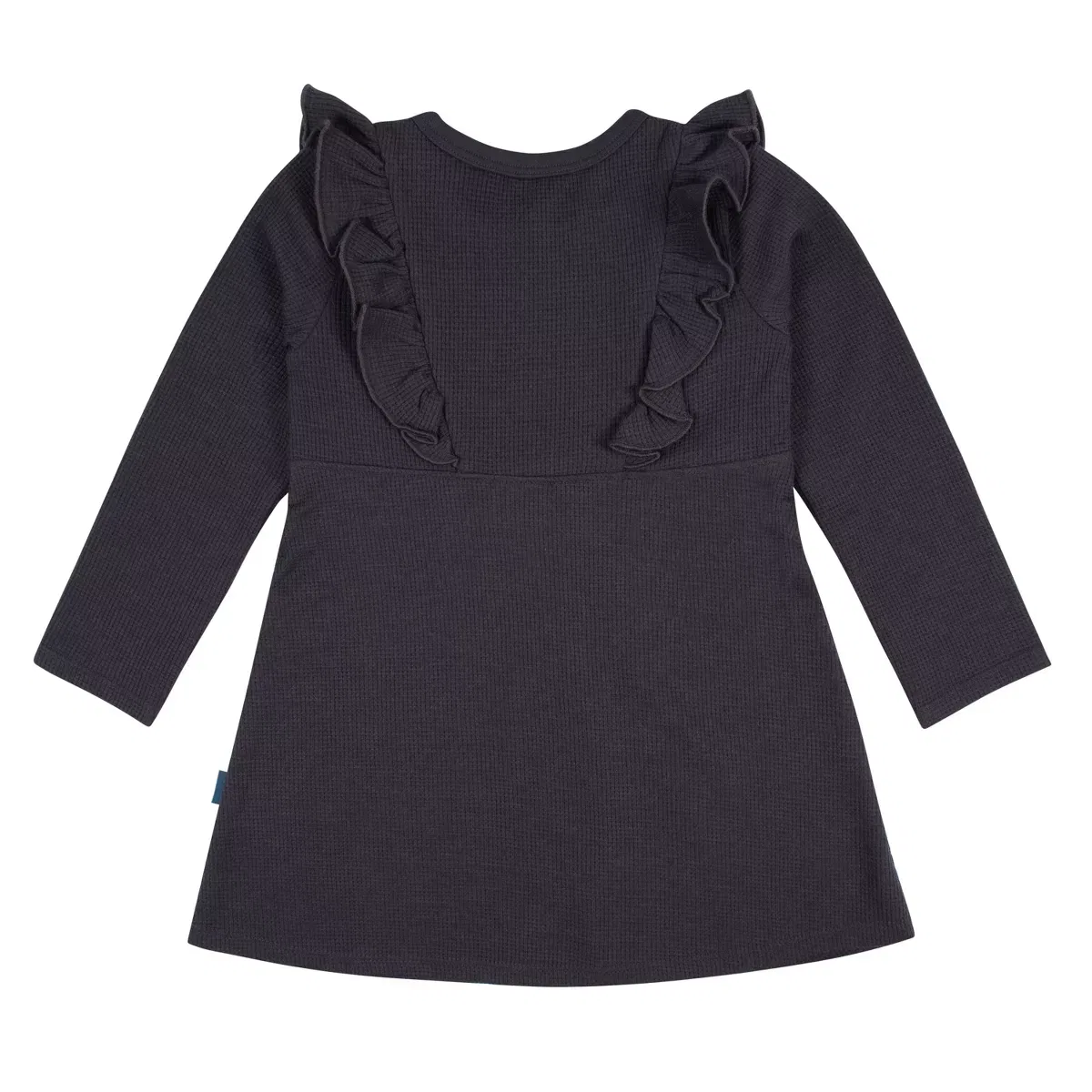 Детское платье для девочек с длинным рукавом Gerber, Charcoal — фото 2