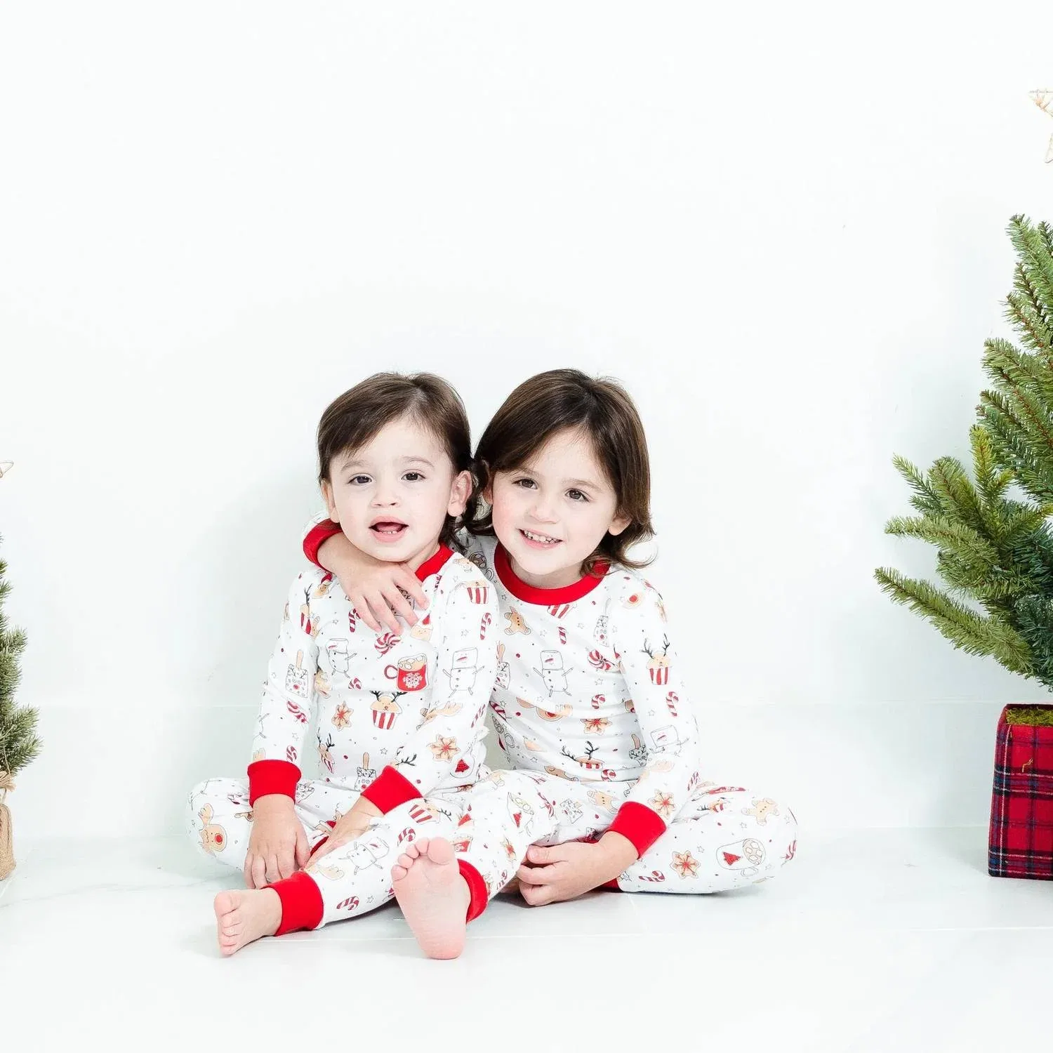 Детский комбинезон-слип на молнии с принтом Holiday Treats Baby Noomie, Print — фото 4