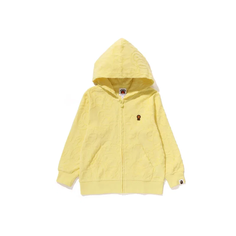 Детский свитшот с капюшоном A BATHING APE, Yellow YEX