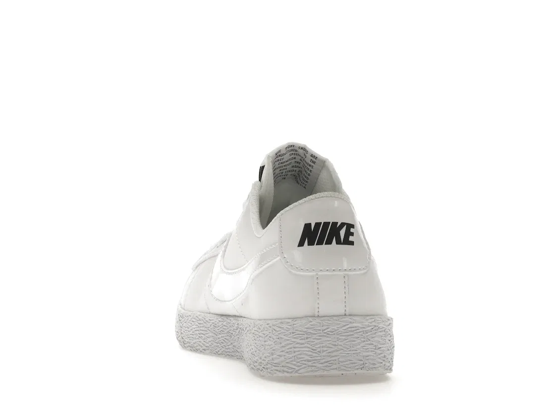 Детские кроссовки для активного отдыха Nike Blazer Low, White/White/Black — фото 4