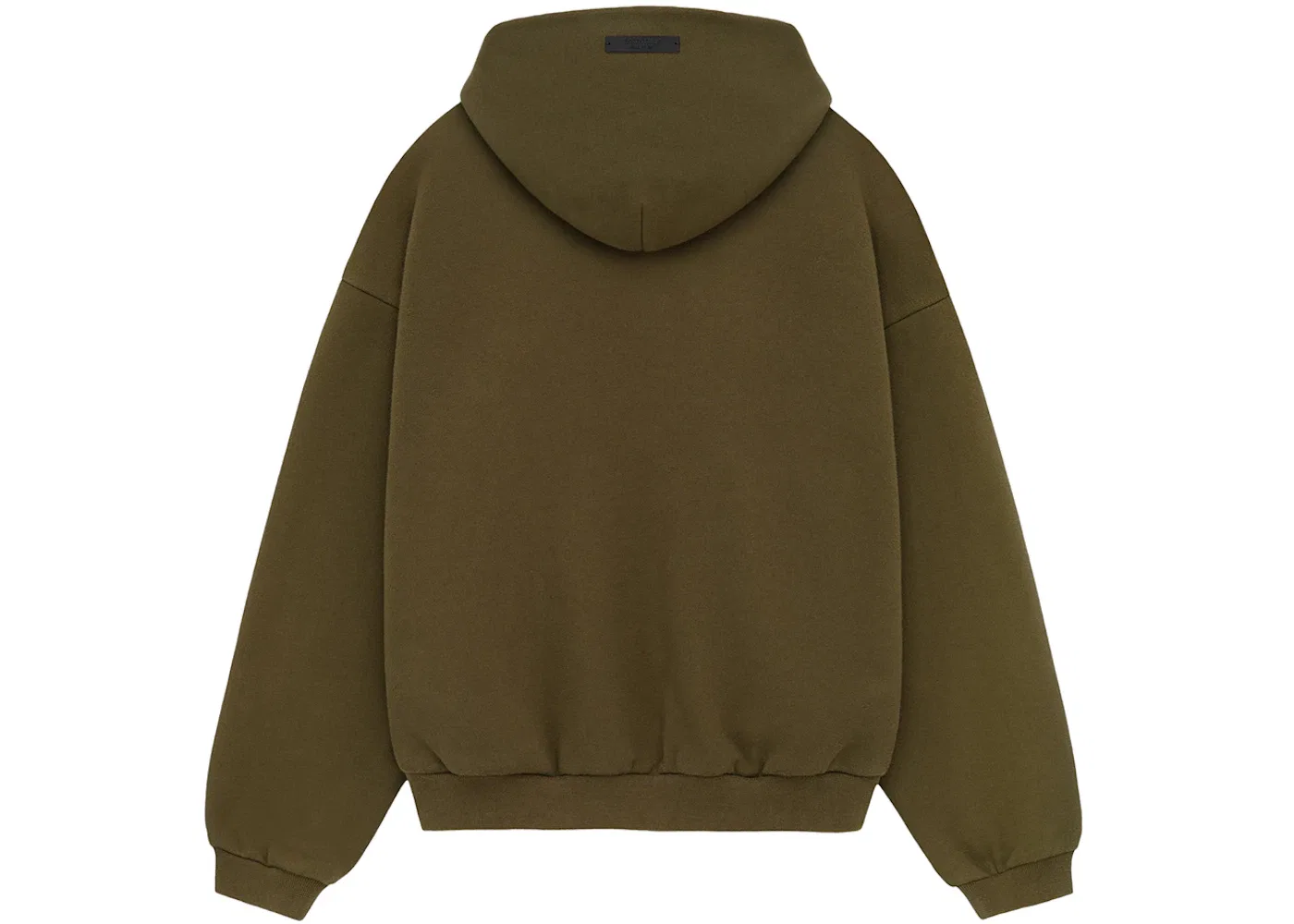 Детский худи флисовое Fear of God Essentials Hoodie, Olive — фото 2