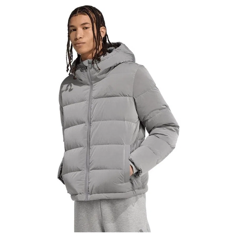 Мужская куртка с длинным рукавом Holiday D Jkt adidas, Серебристый — фото 2
