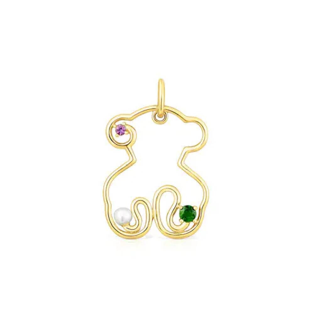 

Подвеска Tous Tsuri Bear Gemstones, золото/жемчуг