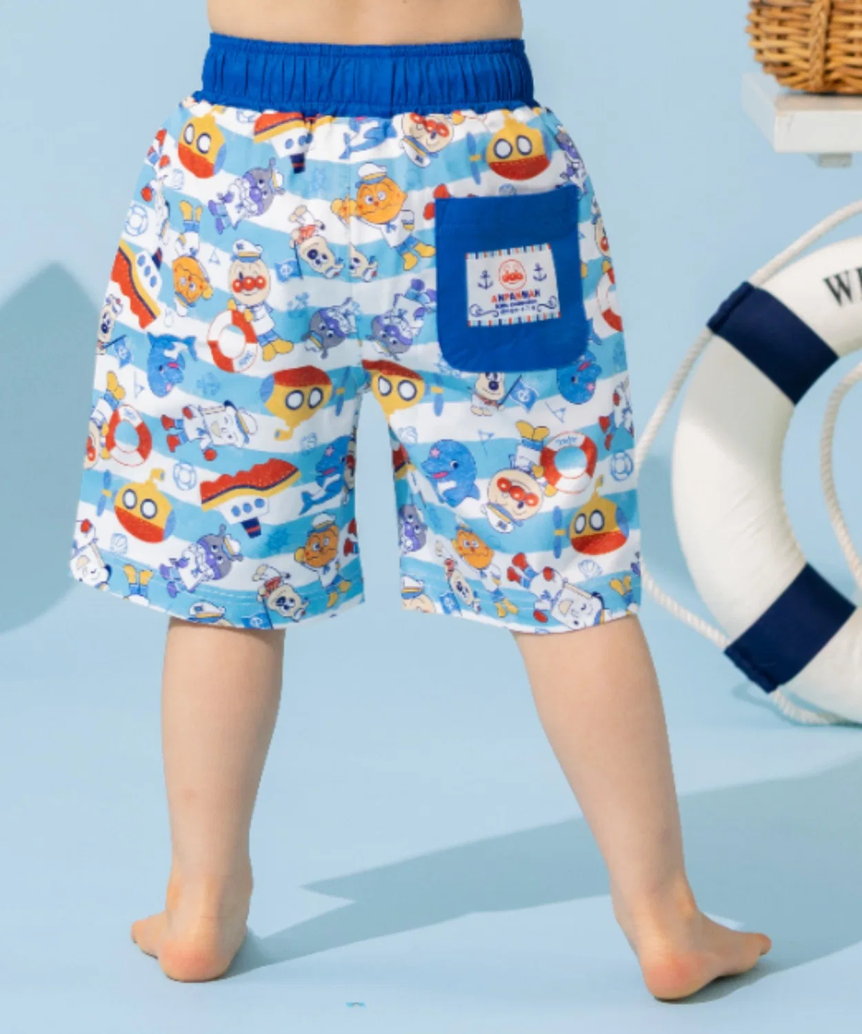 Детские плавки с принтом Marine ANPANMAN KIDS COLLECTION, Blue — фото 2