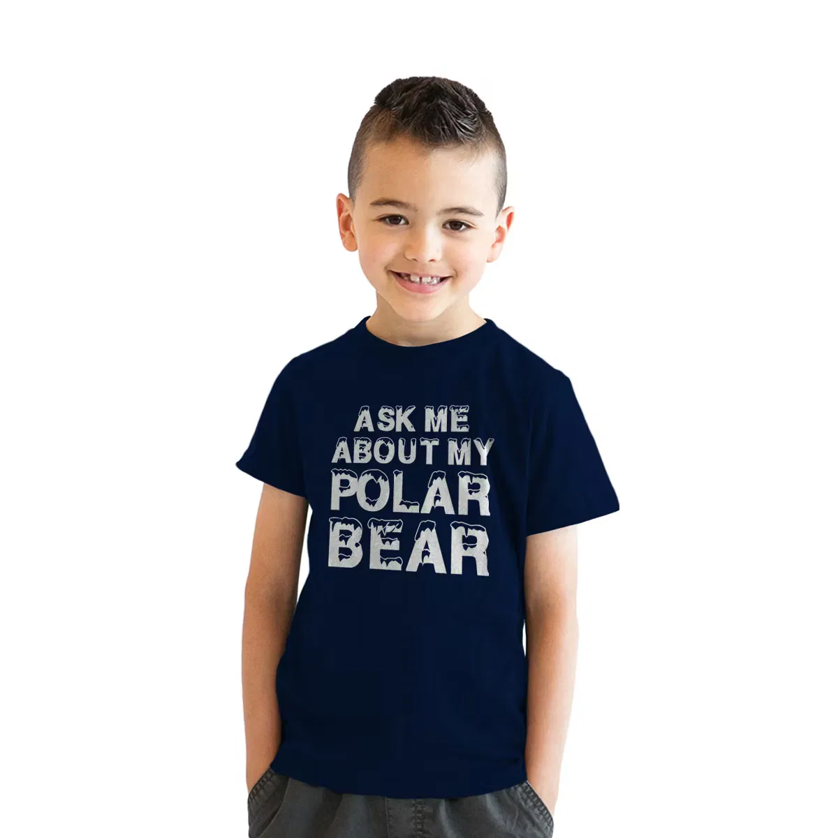 Футболка с принтом Polar Bear Crazy Dog T-Shirts — фото 2