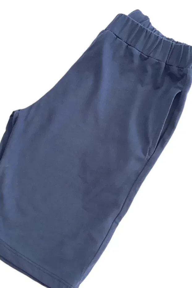 Детские шорты для мальчиков хлопковые Black&Small, Navy Blue — фото 3