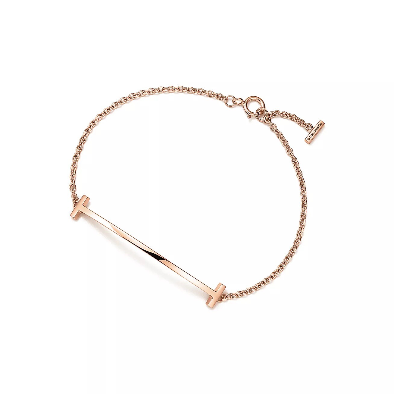 

Браслет Tiffany & Co. T Smile, розовое золото