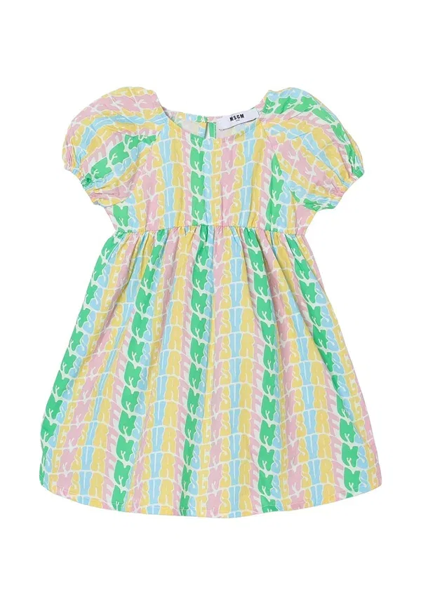 Платье с принтом Day Dress Msgm multicolor