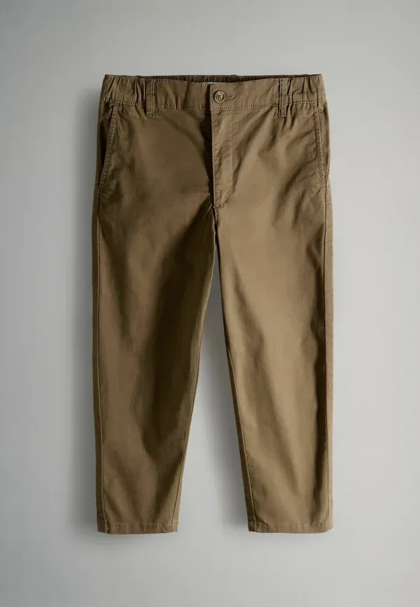 Брюки из хлопка с эластаном Regular fit - 3 pack, The Set, Navy Blue, Tan, Brown, Green, темно-синий/зеленый/коричневый/бежевый — фото 4