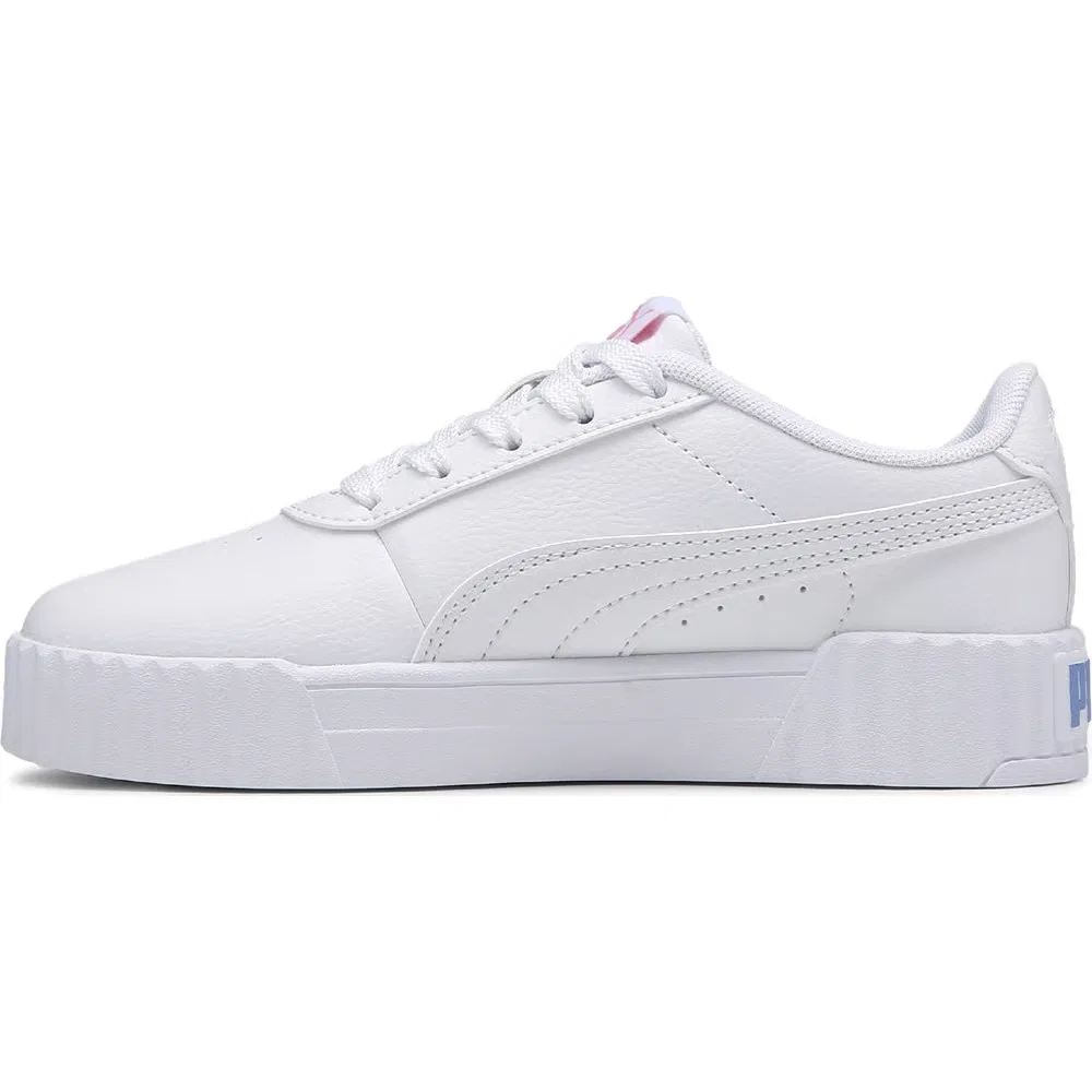 Детские низкие кроссовки Carina 3.0 Puma, White/Charm — фото 3