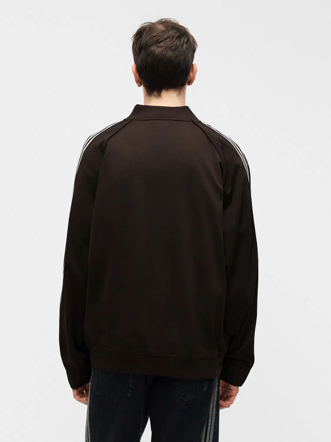 Куртка Adidas Originals Between-Season Jacket Britcore Superstar темно-коричневого цвета — фото 3