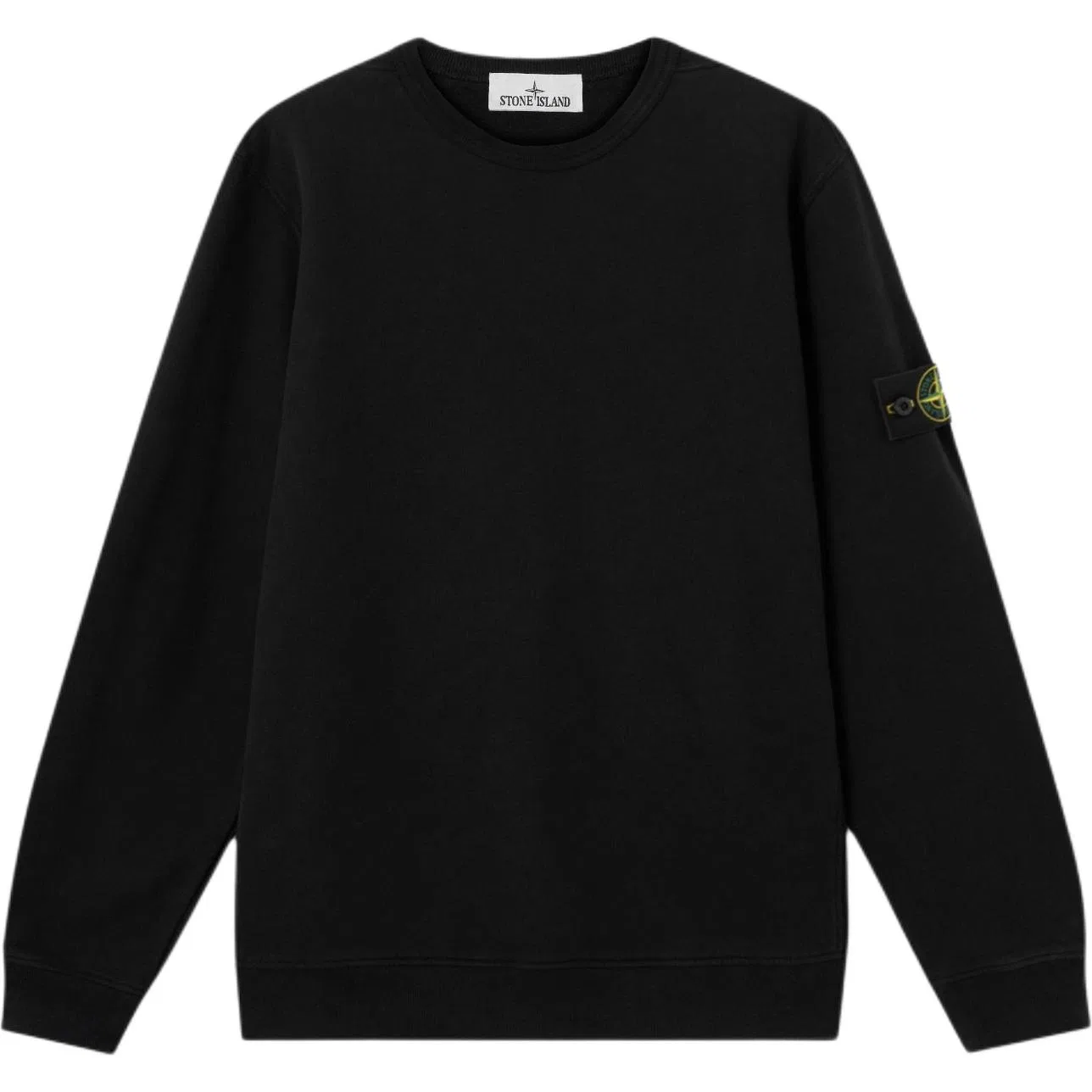 Свитшот унисекс с круглым вырезом STONE ISLAND, Black
