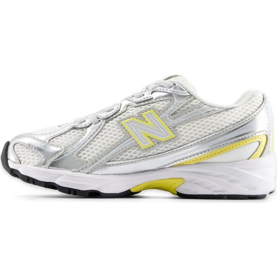 Кроссовки повседневные с логотипом P740 Nb Lifestyle Pre-School Shoes New Balance, Бежевый — фото 2