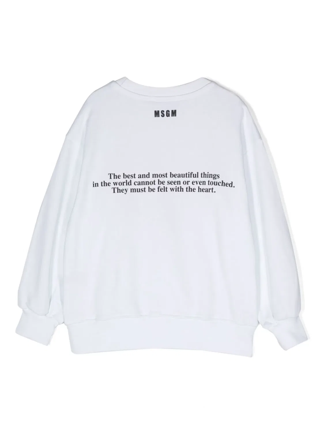 MSGM Свитшот с принтом сердечка — фото 2