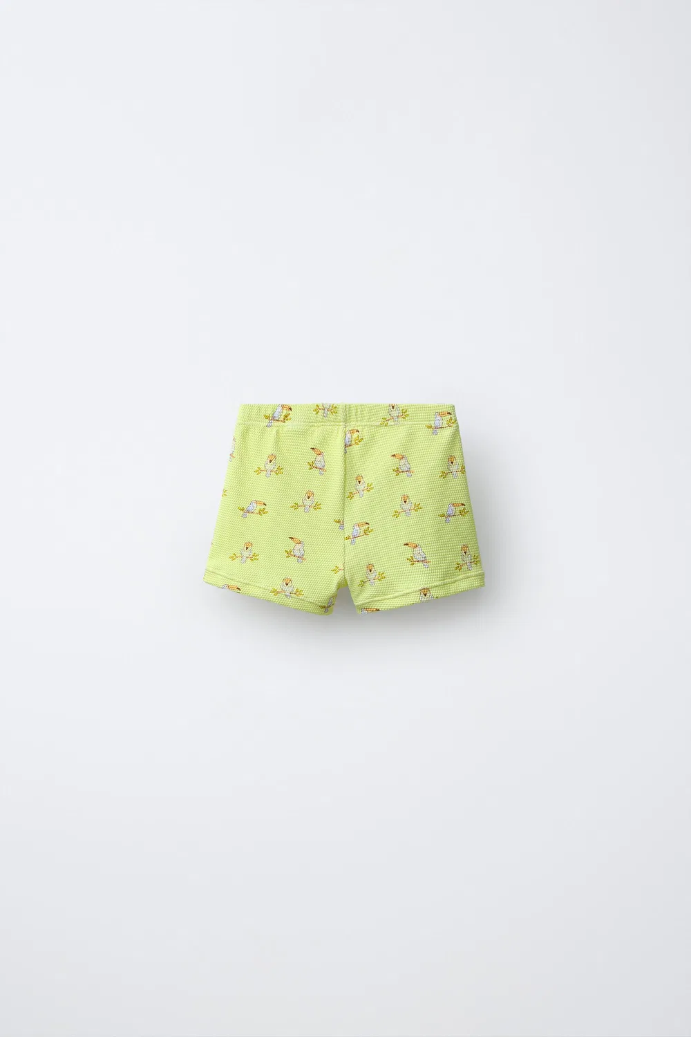 Купальник-боксеры с принтом тукана, 1-6 лет ZARA, Light Lime Green — фото 2